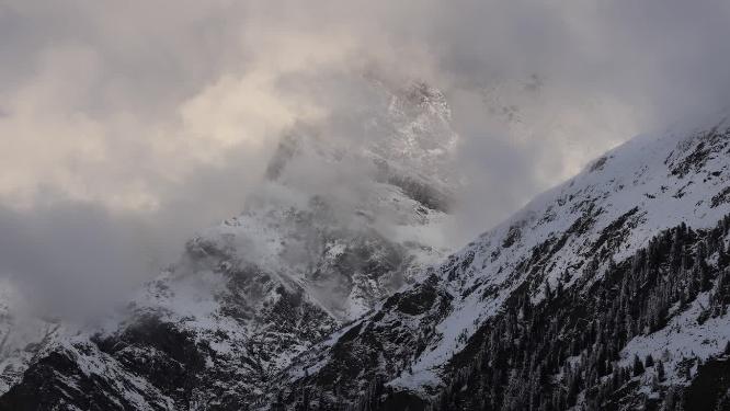 雪山延时