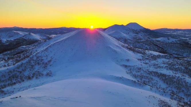 4K雪山航拍