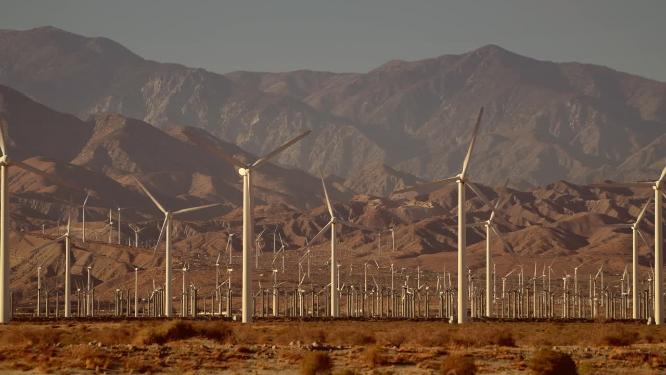 风力发电中国新能源碳中和生态环保风电大风