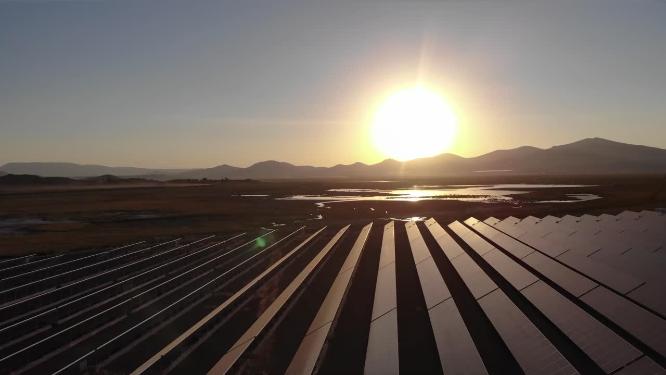 新能源 光伏太阳能发电 绿色能源双碳环保