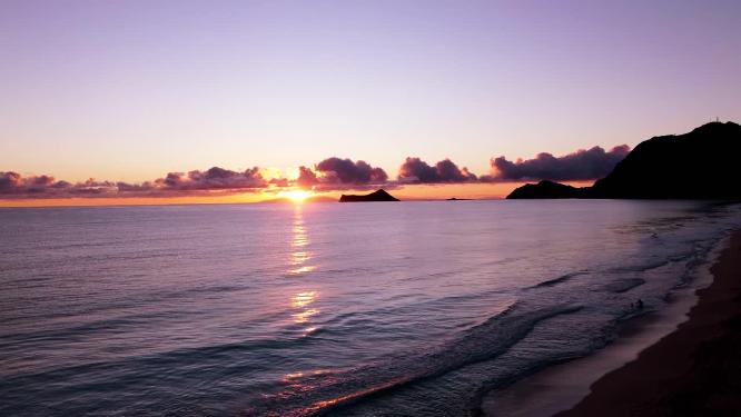 海上日出海岛日出