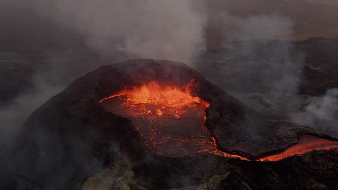 火山熔浆