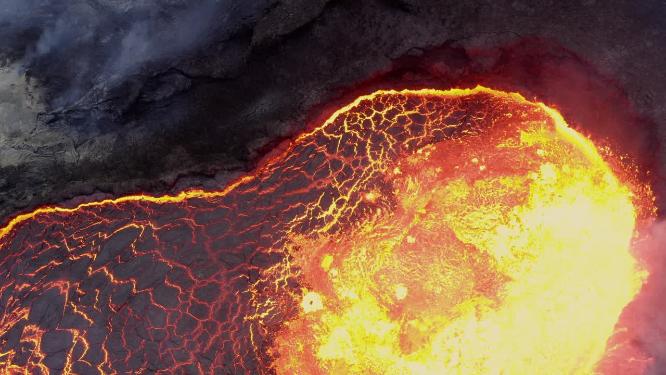 火山熔浆