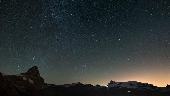 夏季星空银河延时4K