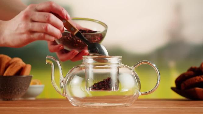 4K茶道茶文化泡茶茶叶实拍视频素材