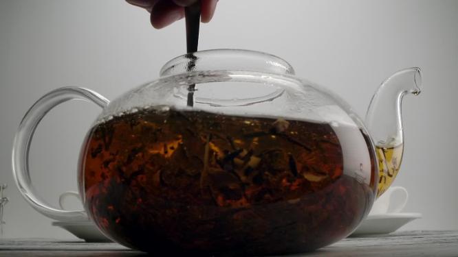 4K茶道茶文化泡茶茶叶实拍视频素材