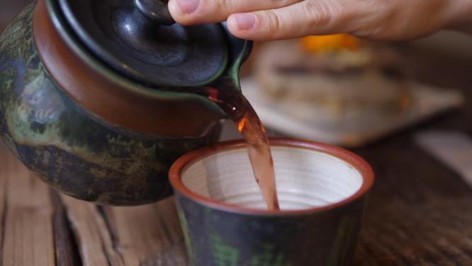 4K茶道茶文化泡茶茶叶实拍视频素材