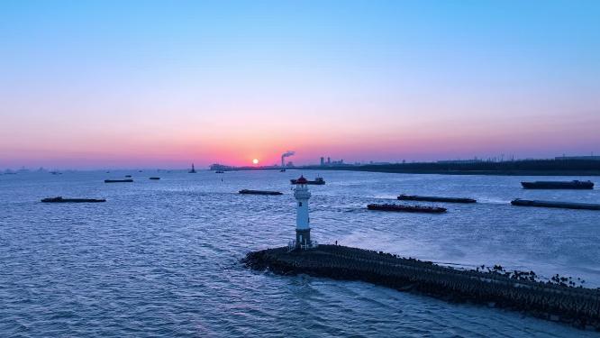 上海城市风格宣传片地标航拍