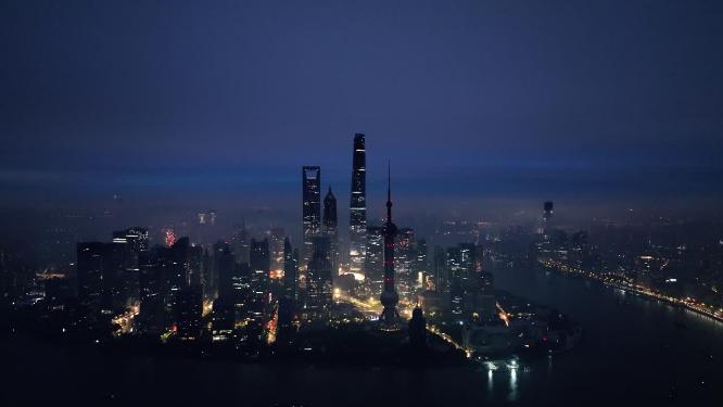 上海城市风光宣传片地标航拍