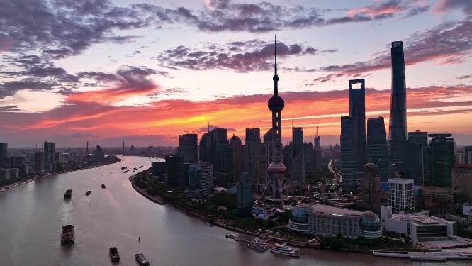 上海城市地标宣传片航拍城市建筑