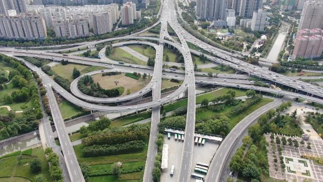 城市航拍河南郑州城市宣传片地标建筑