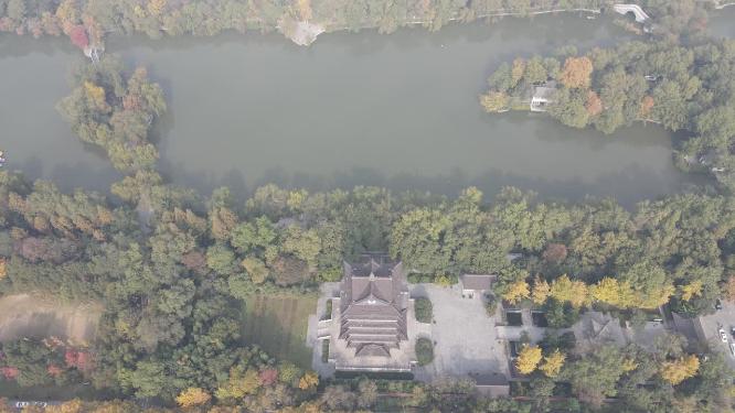 安徽合肥包公园包公墓航拍