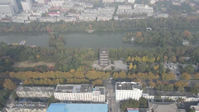 安徽合肥包公园包公墓航拍