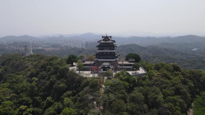 航拍广东惠州挂榜阁