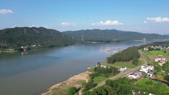 航拍祖国大好河山青山绿水
