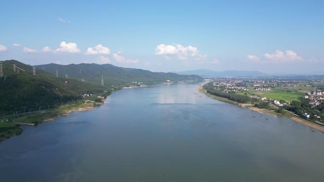 航拍祖国大好河山青山绿水