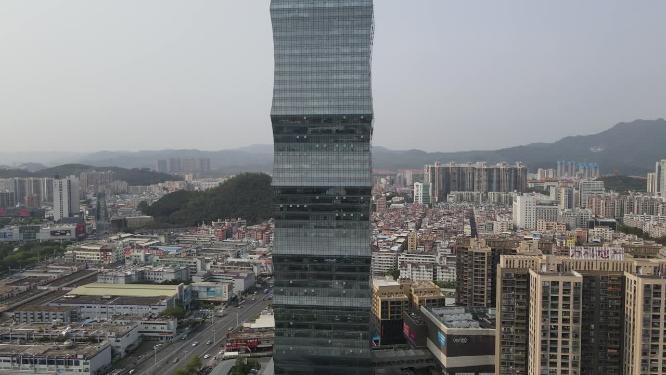 航拍东莞长安之星