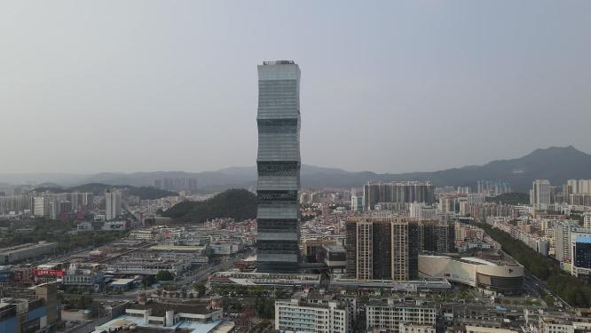 航拍东莞长安之星