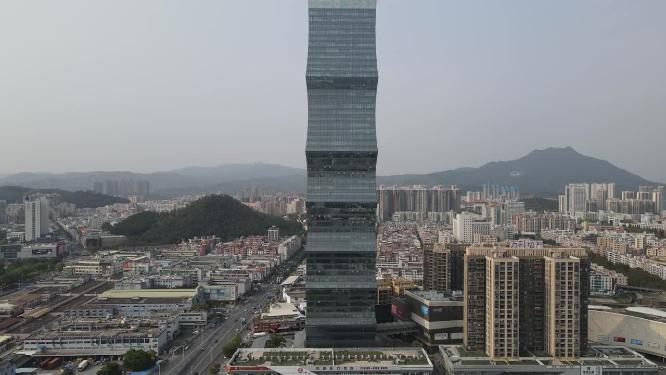 航拍东莞长安之星