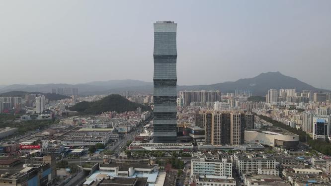 航拍东莞长安之星