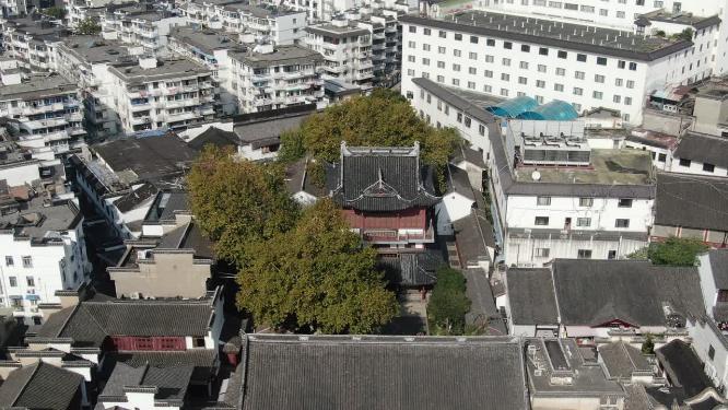 航拍南京秦淮河夫子庙5A景区