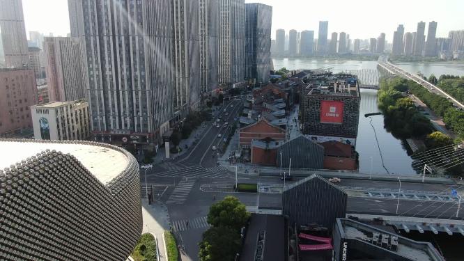 航拍武汉城市宣传片地标建筑