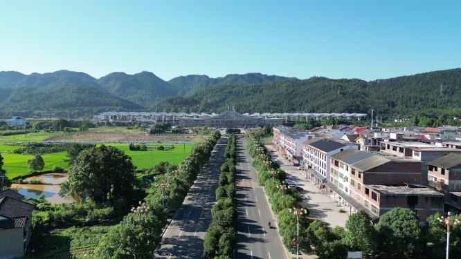 航拍江西井冈山市区