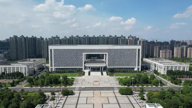 航拍江西吉安市人民政府