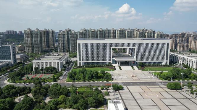 航拍江西吉安市人民政府