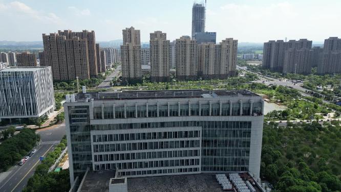航拍江西吉安市民服务中心