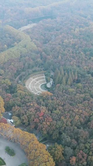 旅游景区江苏南京钟山风景名胜区音乐台