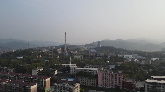 航拍工业生产工厂工业加工