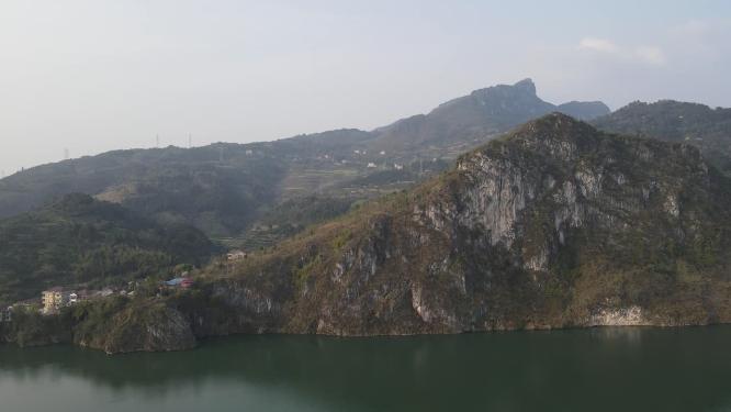 航拍湖南思蒙国家湿地公园