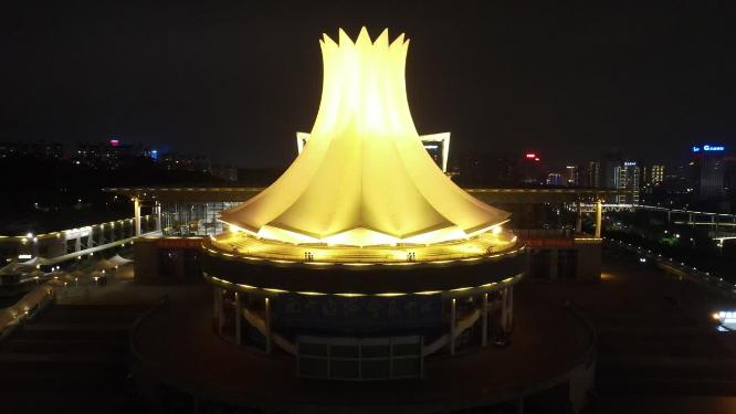 广西南宁国际会展中心夜景