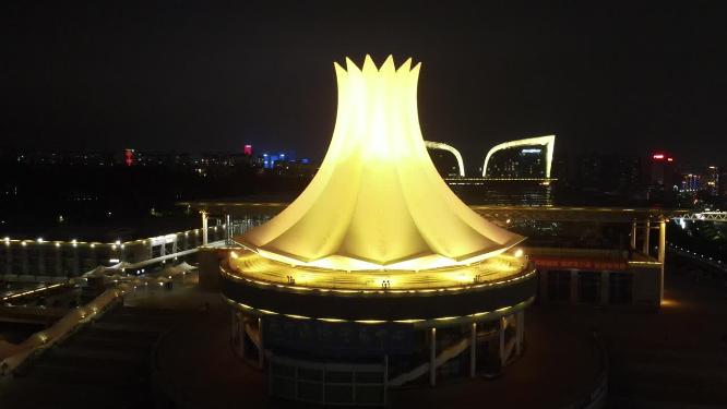 广西南宁国际会展中心夜景