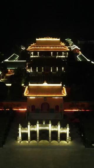 广西南宁孔庙竖屏航拍