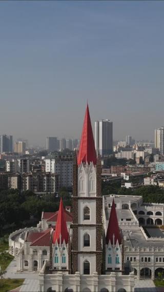 广西南宁欧式城堡教堂建筑