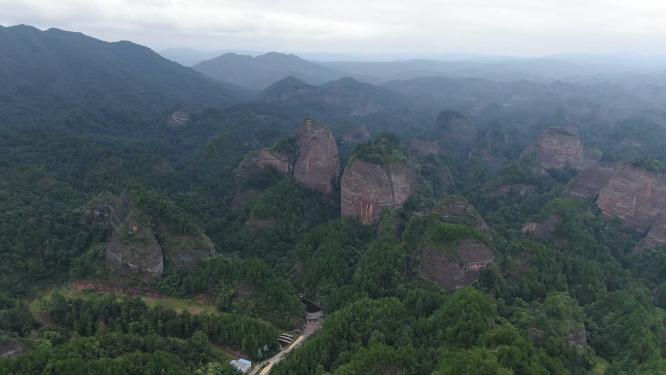 湖南通道万佛山4A景区航拍