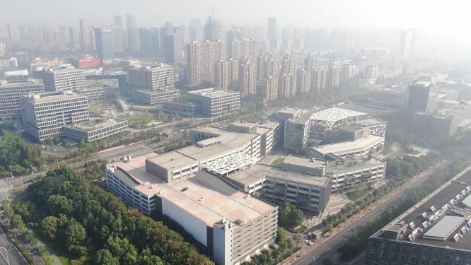 航拍杭州大数据产业园