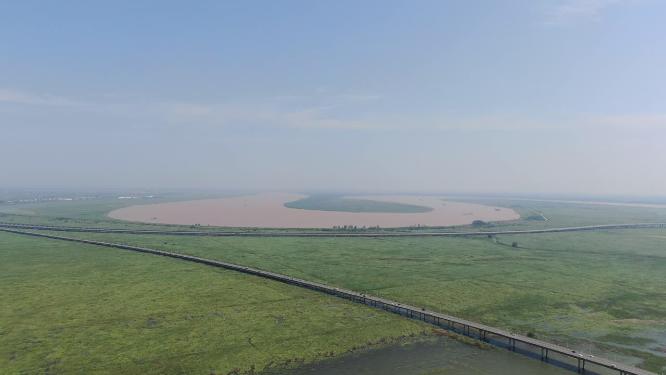 湖南岳阳洞庭湖风光