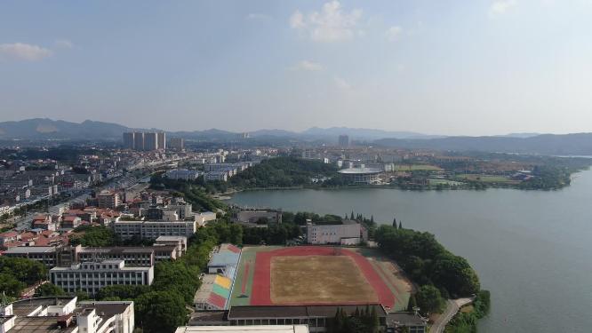 航拍湖南文理学院
