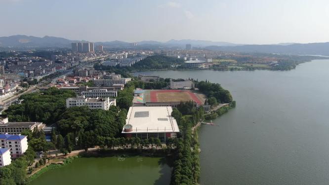航拍湖南文理学院