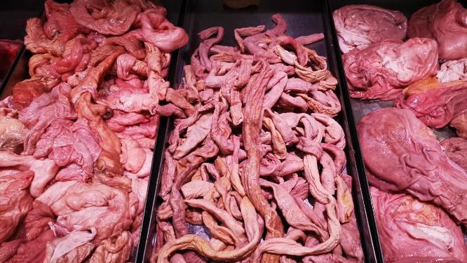 超市腊肉腊肠冻肉食品