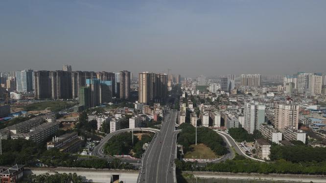 广西南宁城市建设航拍
