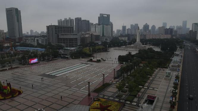江西南昌八一广场航拍