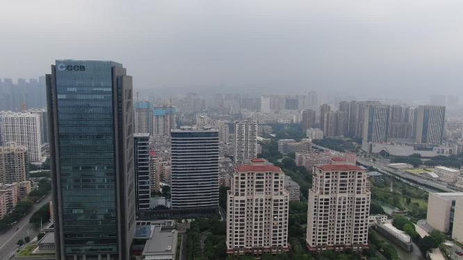 福州金融中心商务建筑航拍