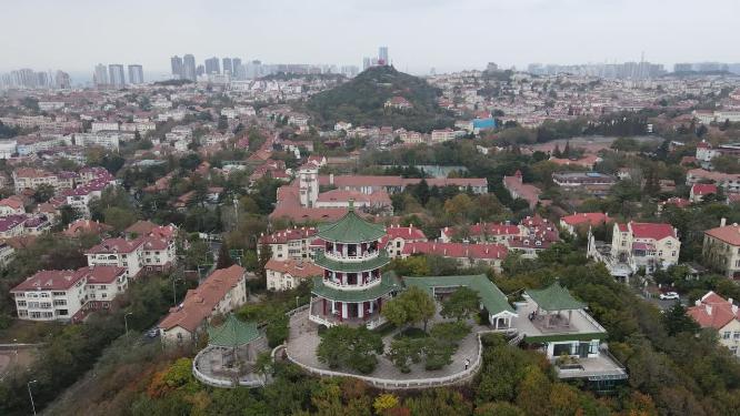 航怕山东青岛小鱼山景区
