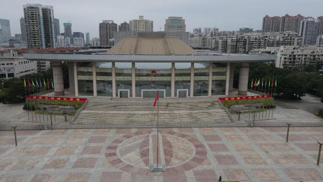 航拍广西南宁人大常委会