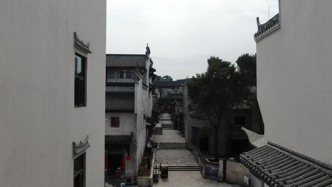 航拍湖南洪江古商城古建筑4A景区