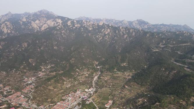 航拍青岛崂山5A景区